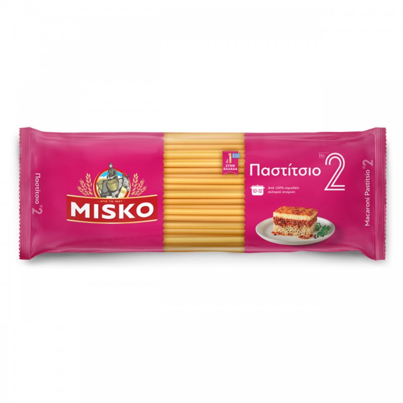 Misko Spaghetti Νο2 για Παστίτσιο 500gr 18τ (5201010103025)