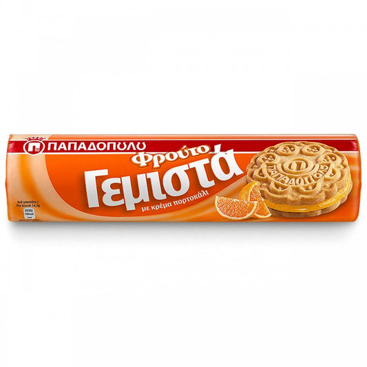 Μπισκότα Παπαδοπούλου γεμ.Πορτοκάλι .ν23 200γρ. 12τ (5201004040657)