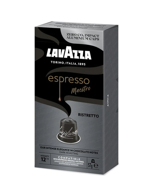 Lavazza Κάψουλες Espresso Maestro Ristretto Συμβατές με Μηχανή Nespresso 10caps 10τ (8000070053564)