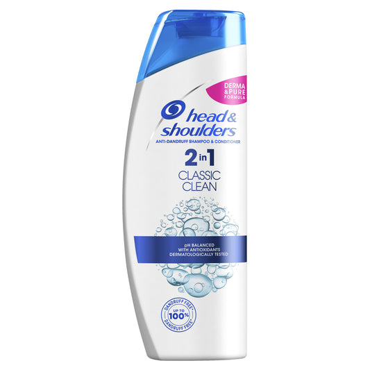 Head & Shoulders 2in1 Classic Clean Shampoo 360ml 6τ (8001090196262)