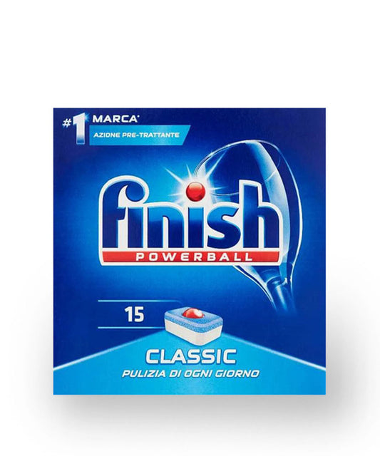 FINISH ΚΑΨΟΥΛΕΣ ΠΛΗΝΤ. ΠΙΑΤΩΝ 15ΤΕΜ POWERBALL CLASSIC (8002910022082)