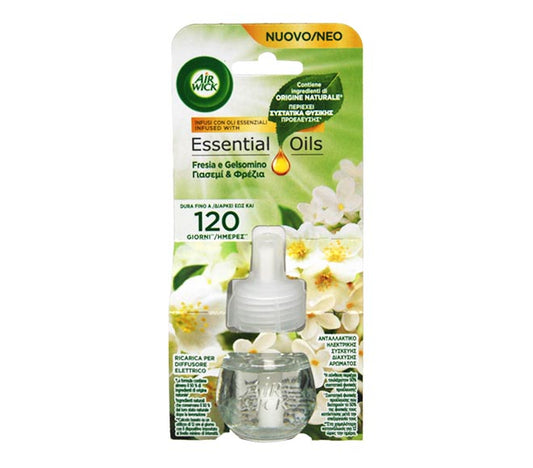 Airwick Essential Oils Γιασεμί & Φρέζια Αντ/κό Για Ηλεκτρική Συσκεύη 19ml (8002910061623)