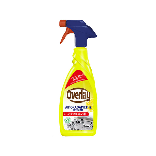OVERLAY ΛΙΠΟΚΑΘΑΡΙΣΤΗΣ SPRAY 650ML ΛΕΜΟΝΙ 12τ (8003650026200)