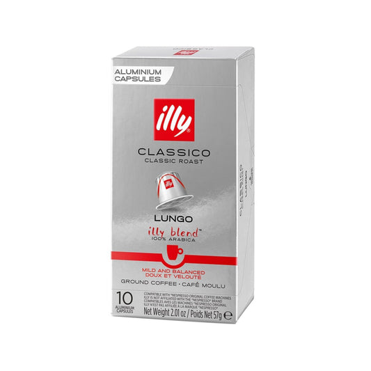 Illy Espresso Lungo Classico 10 Κάψουλεςx5.7gr 10τ (8003753158617)