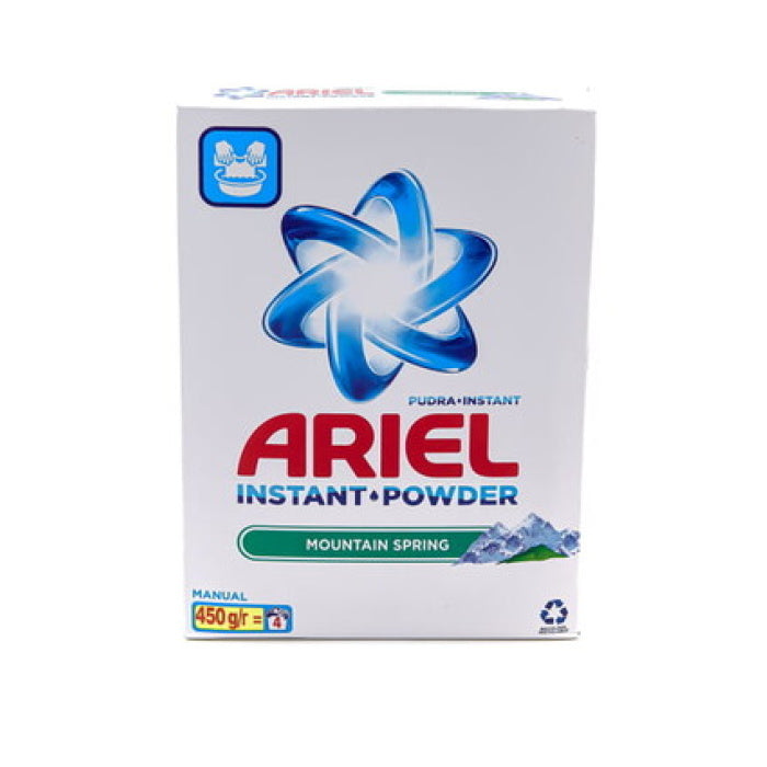ARIEL Απορρυπαντικό Ρούχων σε Σκόνη Mountain Spring 4μεζ 450gr (8006540121269)