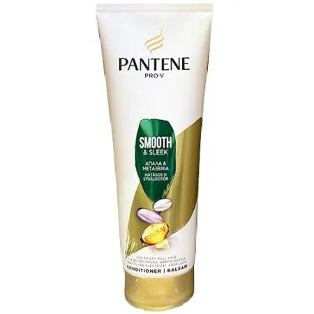 Pantene Pro-V Conditioner Smooth & Sleek Για Αναδόμηση & Προστασία 220ml 6τ (8006540440452)