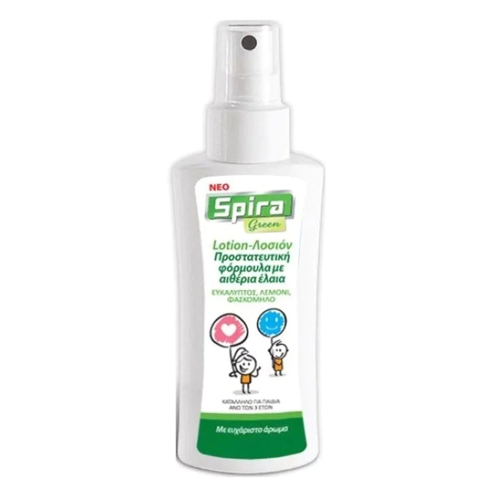 Spira Green Παιδική Αντικουνουπική Lotion Σώματος 100ml 12τ (8008090607453)