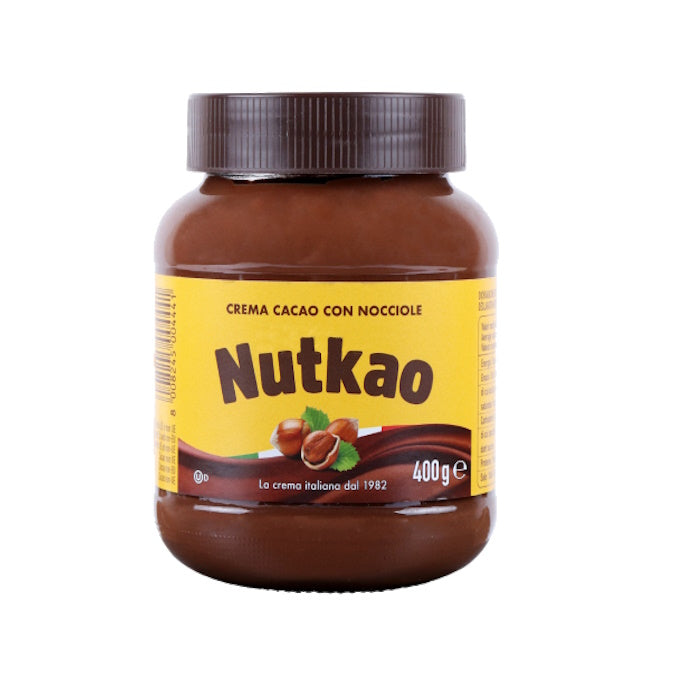 NUTKAO Κρέμα Κακάο με Φουντούκι 400gr 12τ (8008245004441)