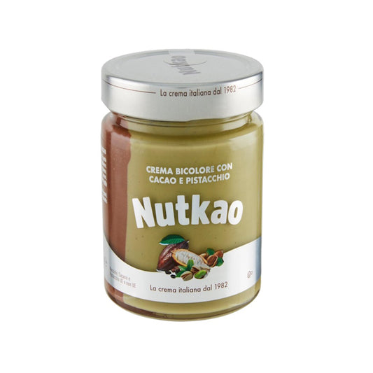 NUTKAO Κρέμα Σοκολάτα & Φυστίκι 330gr 6τ (8008245005691)