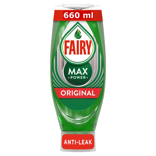 Fairy MaxPower Υγρό Πιάτων Original 660ml 8τ (8700216232623)