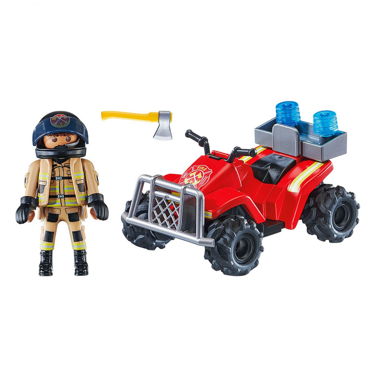 Playmobil City Action Πυροσβέστης Με Γουρούνα 4x4 (71090) (4008789710901)