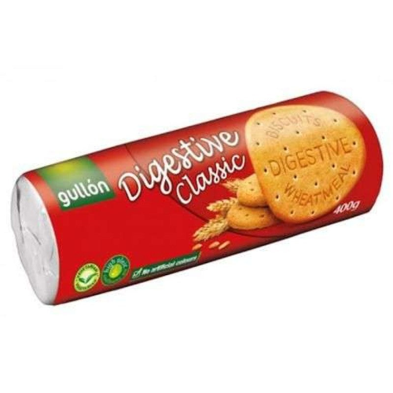 Gullon Digestive Μπισκότα 400gr 20τ (8410376016789)