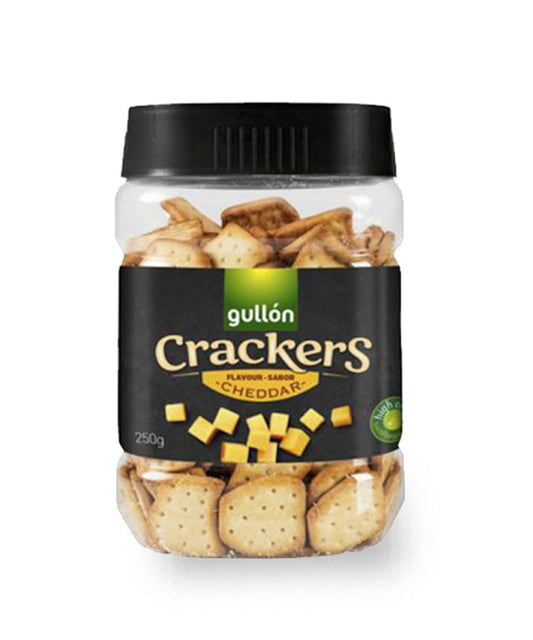 Gullon Crackers με Cheddar 250gr 12τ (8410376051933)