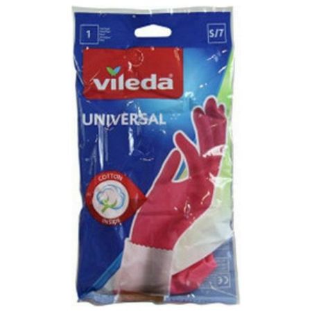 Vileda Cleaning Gloves Universal Plastic Small 12m (8410435841000)