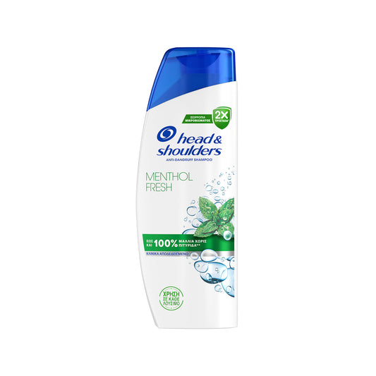 Head & Shoulders Cool Menthol Shampoo 330ml 6τ (8700216157599)