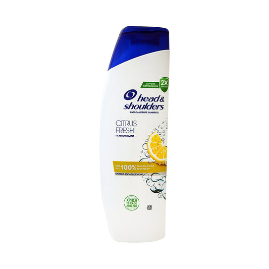 Head & Shoulders Citrus Fresh Shampoo 330ml 6τ (8700216157711)