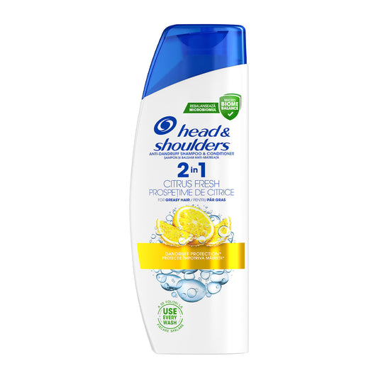 Head & Shoulders Citrus Fresh 2 in 1 Shampoo 330ml 6τ (8700216319775)