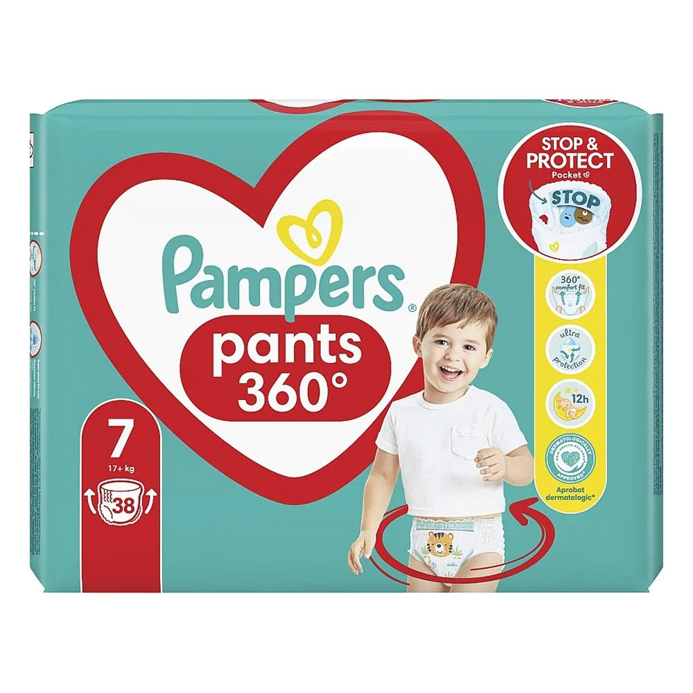 Pampers Pants Πάνες Βρακάκι No.7 για 17kg+ 22τμχ (8700216341585)