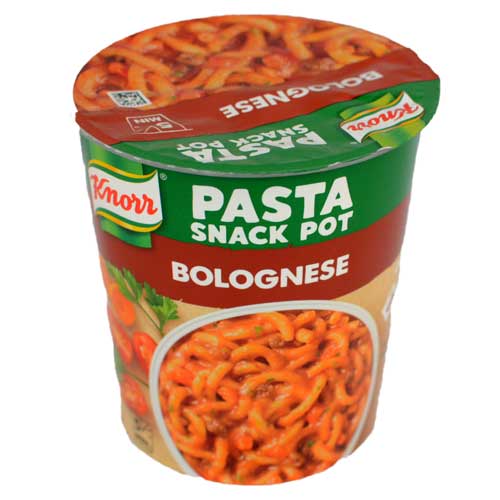 Knorr Έτοιμο Γεύμα Snack Pot Bolognese 60gr 8τ (8714100683248)