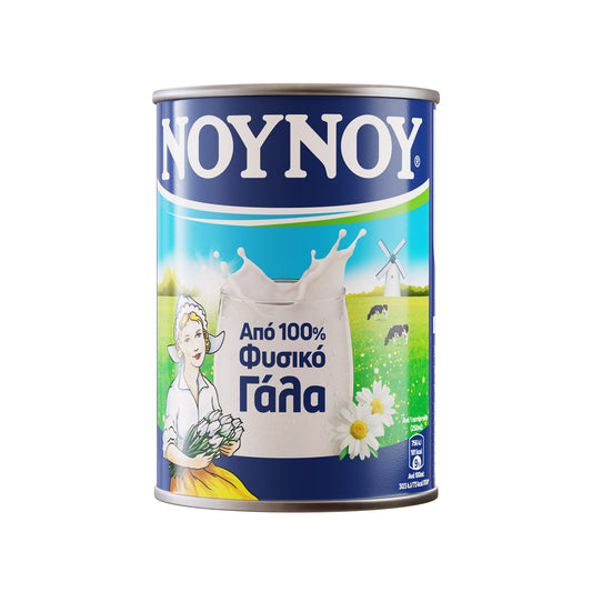 Νουνού Γάλα Εβαπορέ Πλήρες 400gr 48τ (8716200633475)