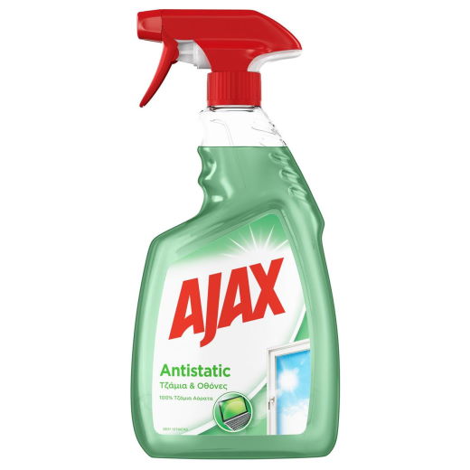 Ajax Antistatic Καθαριστικό Spray Τζαμιών 750ml 12τ (8718951048607)
