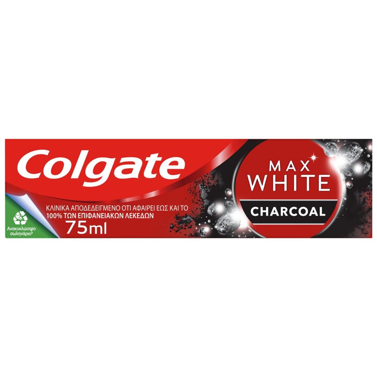 Colgate Οδοντόκρεμα White Charcoal 75ml 12τ (8718951249950)