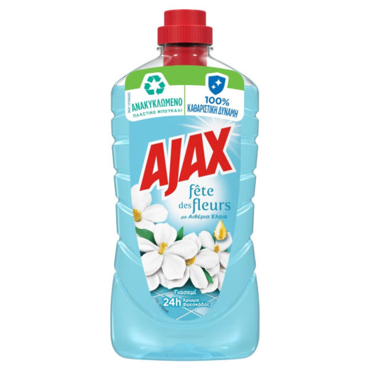 Ajax Καθαριστικό Υγρό Πατώματος Γιασεμί 1lt 12τ (8718951331877)