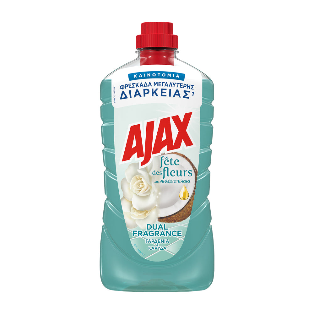 Ajax Floor Cleaner Gardenia &amp; Coconut 1l 12t (8718951423893)