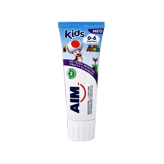 Aim 6 οδοντόκρεμα παιδική 0-6 μηνών 75ml (8720181501371)