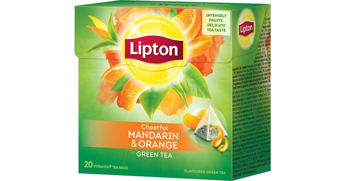 Lipton Πράσινο Τσάι Μανταρίνι&Προτοκάλι 20Φακ 36τ (8722700221906)