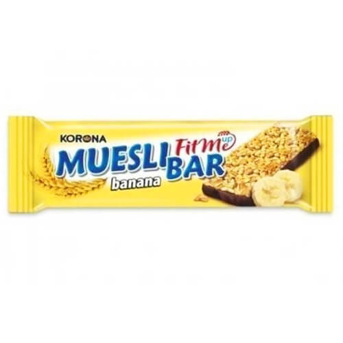 Muesli Μπάρα Δημητριακών με Μπανάνα 40grx24 (3800205517979)