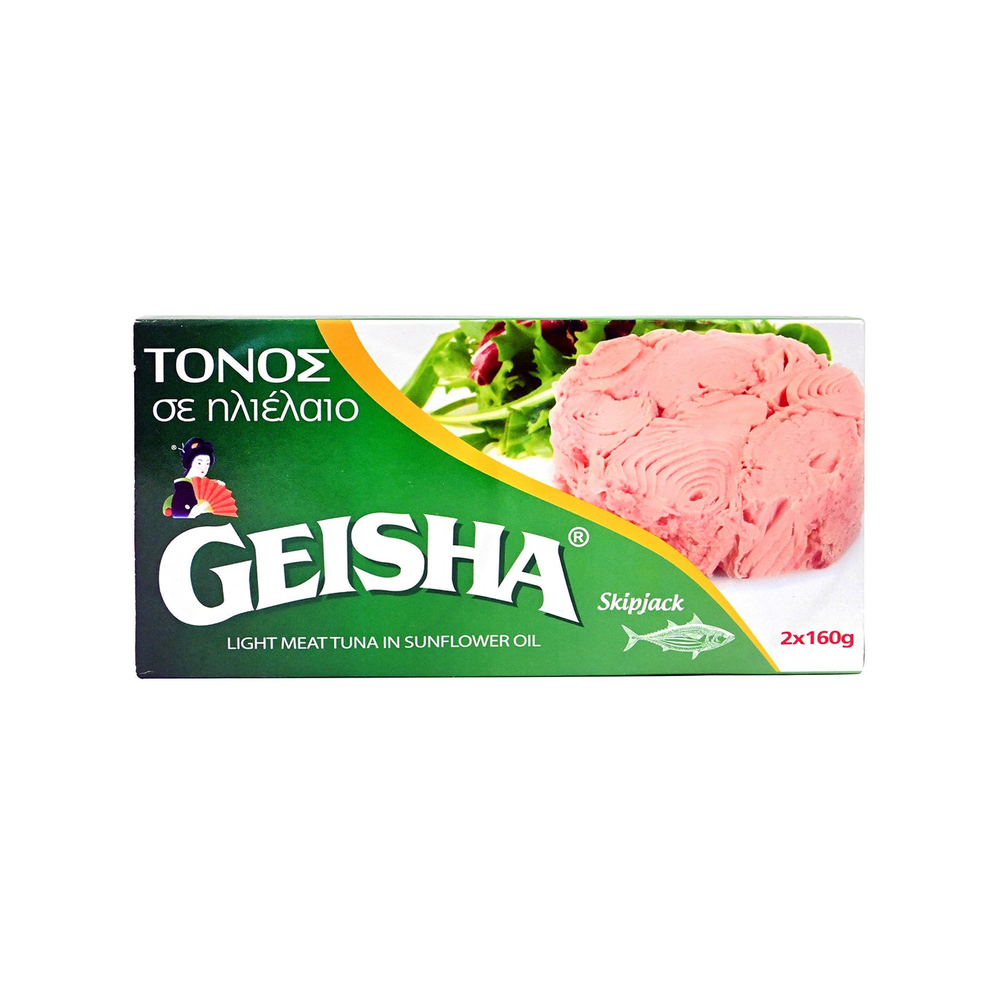 Geisha Τόνος Τεμαχισμένος Σε Νερό 2x160gr 24τ (8852707103285)