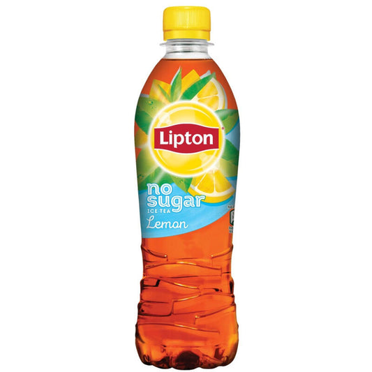 Lipton Ice Tea Λεμόνι 500ml Χωρίς Ζάχαρη 12τ (5201156151683)
