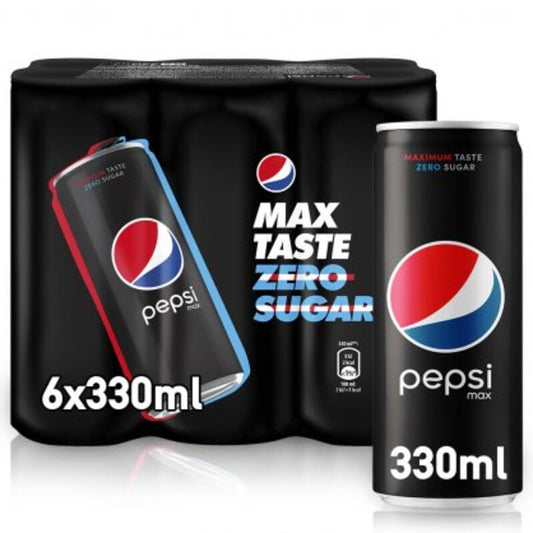 Pepsi Κουτί Zero Max 6x330ml 4σ (5201156539689)