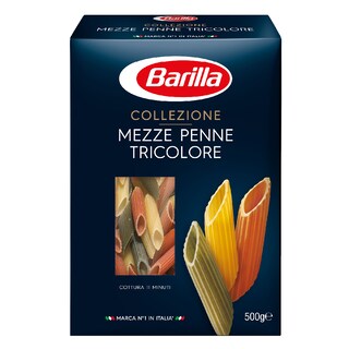 Barilla Πένες Tricolore 500gr 15τ (8076809501415)