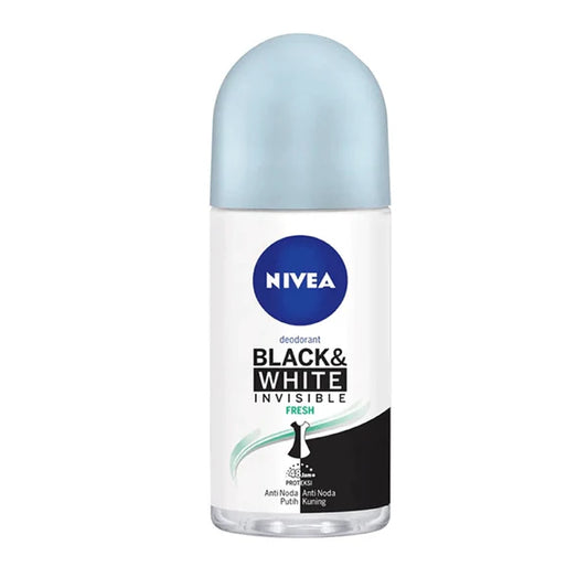 Nivea Black & White Invisible Original Anti-perspirant Αποσμητικό 48h σε Roll-On 50ml 6τ (8999777006259)