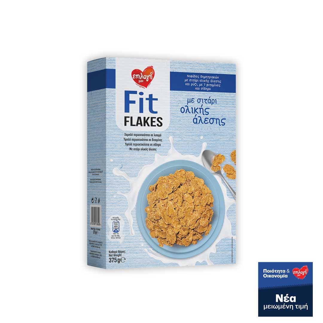 Δημητριακά Fit Flakes Με Σιτάρι Ολικής Άλεσης 375gr (5207066123901)