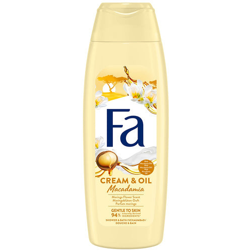 Fa 750ml Cream &amp; Oil Shower Gel 12t (5201143738132)