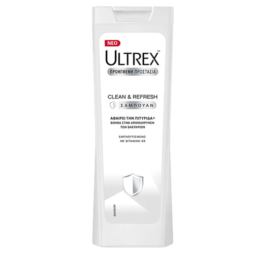 Ultrex Ultrex Σαμπουάν Clean & Fresh 360ml