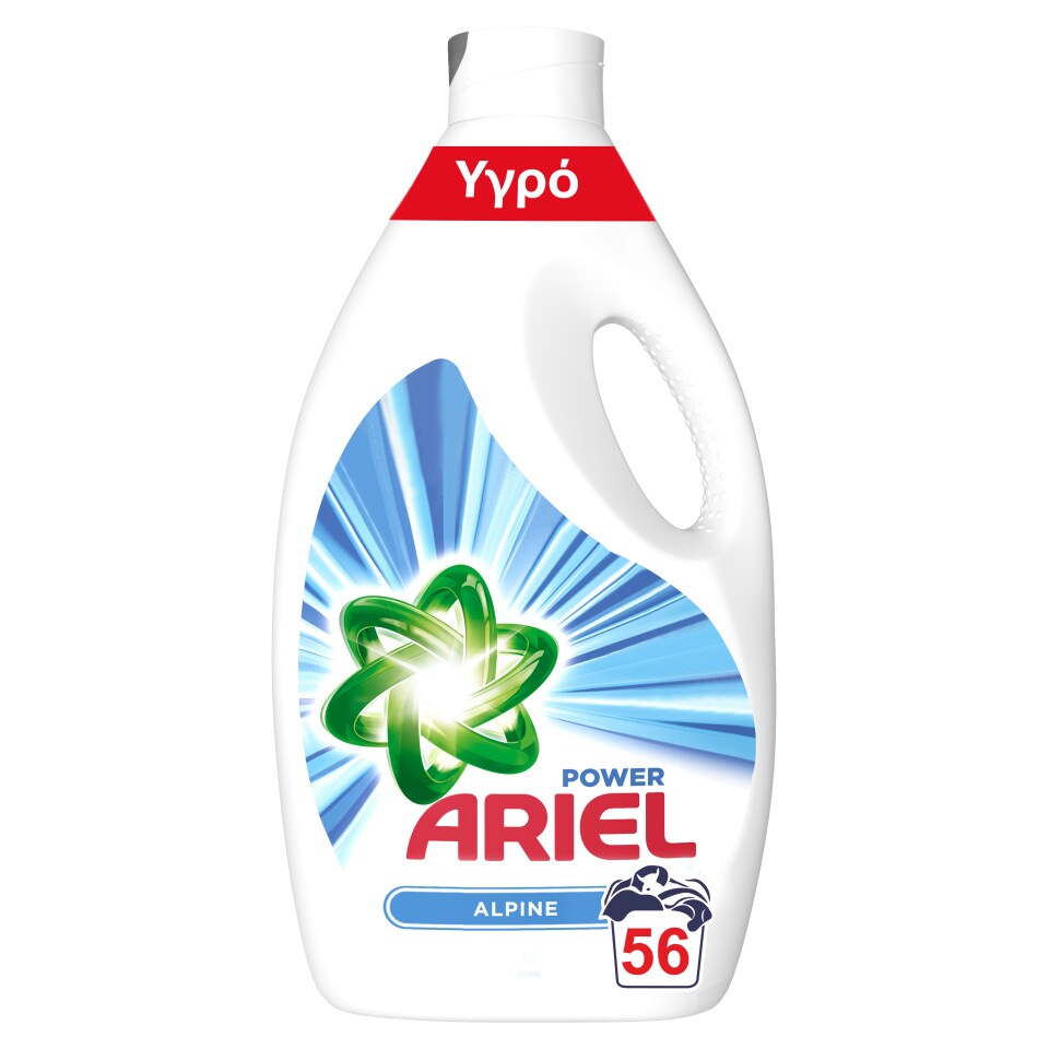 Ariel Liquid Laundry Detergent 56 Measures Power Alpine 4t (8006540119822)