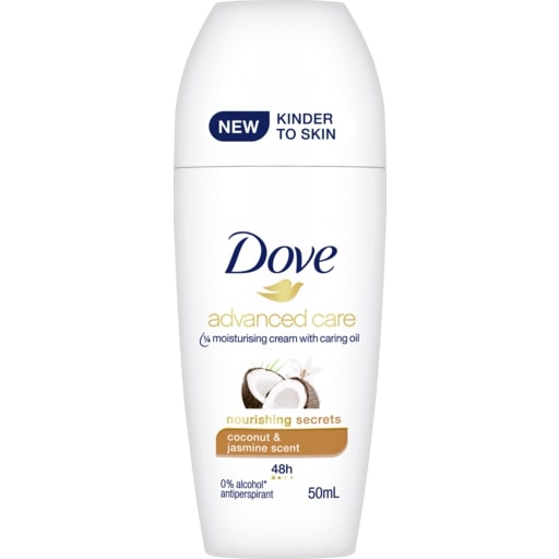 Dove Αποσμητικό Advanced Care Coconut & Jasmine σε Roll-On 50ml 6τ (93569514)