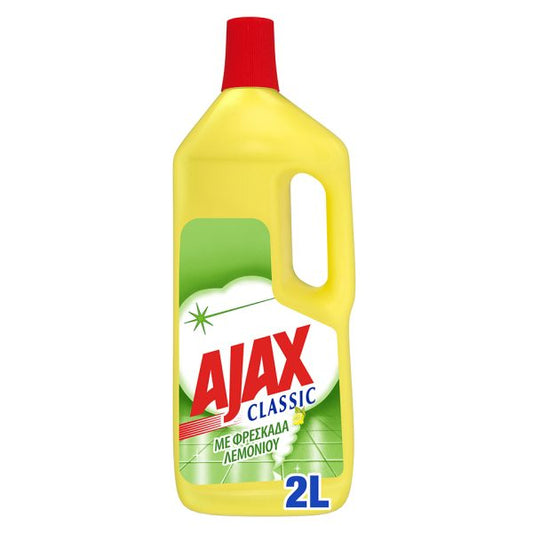 Ajax Liquid General Purpose Cleaner White Flush with Lemon 2lt 6t (5201386011610)