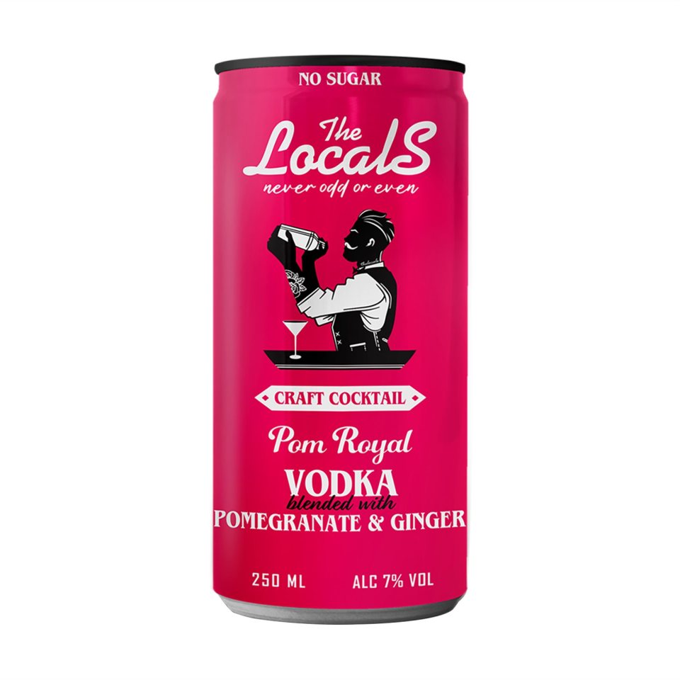 Coctail Locals Vodka Rommegr&Ging. 250ml 16τ (5206542010544)