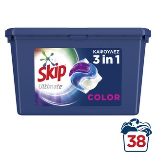 Skip Detergent 3in1 Ultimate for Colored Clothes 38 Measures 3m (8720181052491)