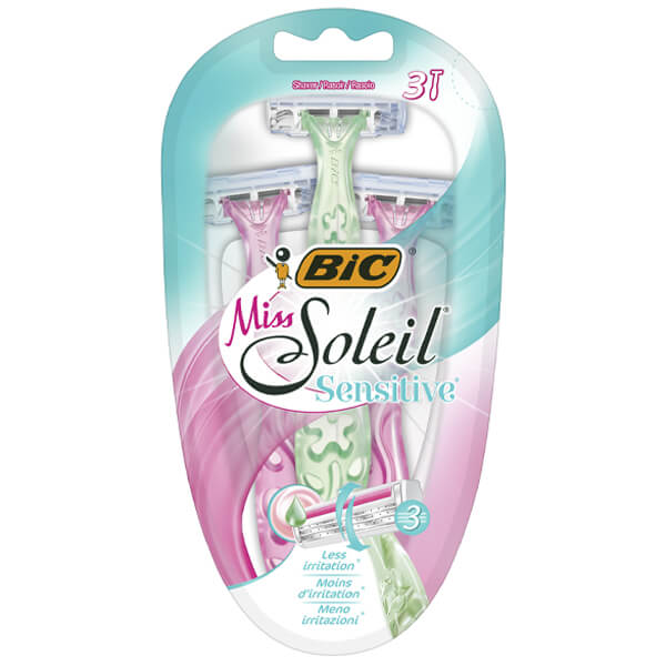 BIC Ξυραφάκια Miss Soleil Μιας Χρήσης Sensitive 3 τμχ. 10τ (3086123519176)