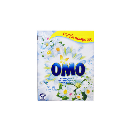 Omo Powdered Laundry Detergent White Orchid 45 Measures 4t (8717163630884)