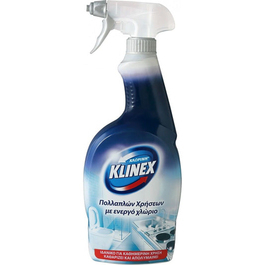 Klinex With Active Chlorine General Purpose Cleaning Spray with Disinfectant Action 750ml 12t