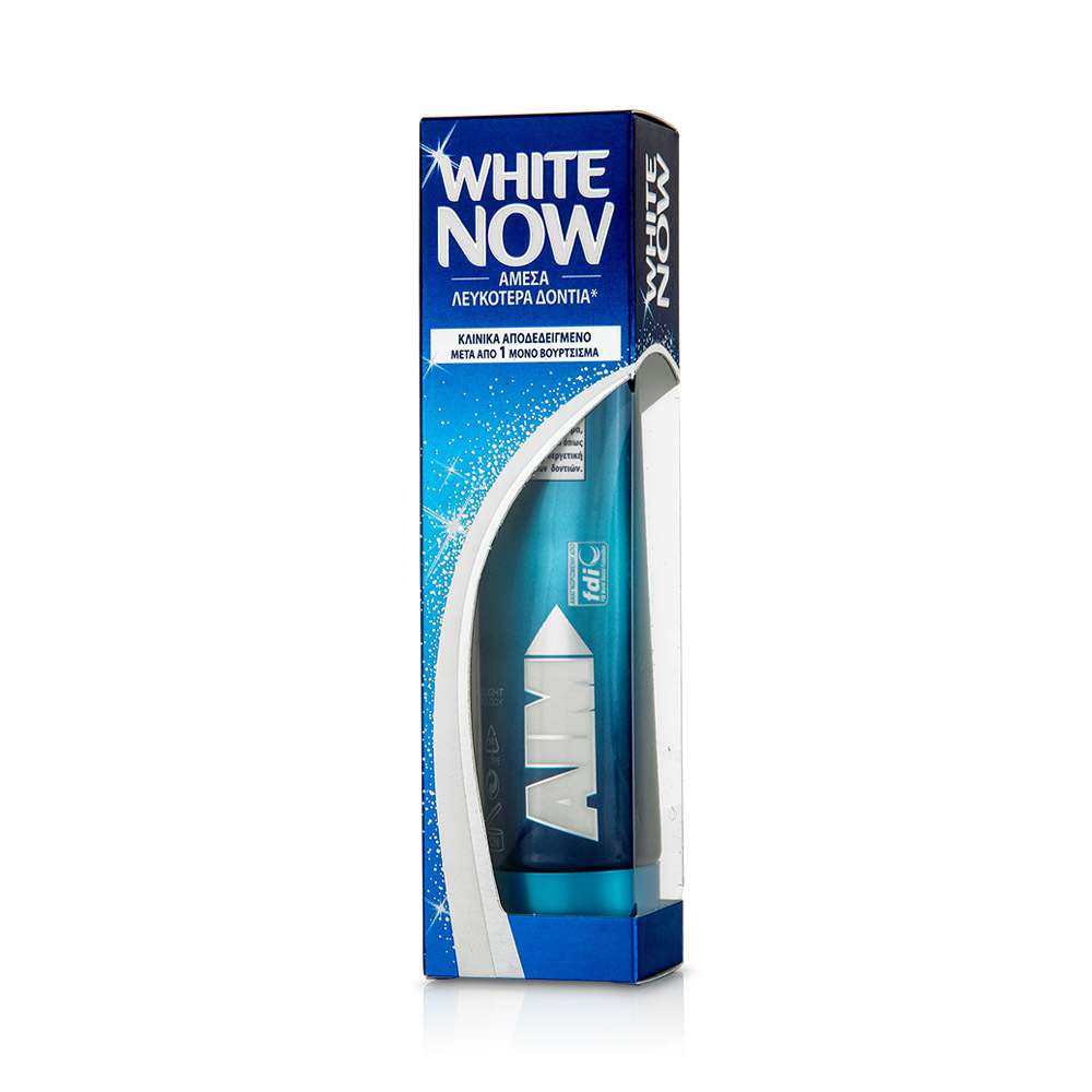 AIM Toothpaste White Now Instant Whitening 75ml 24t (8712561877664)