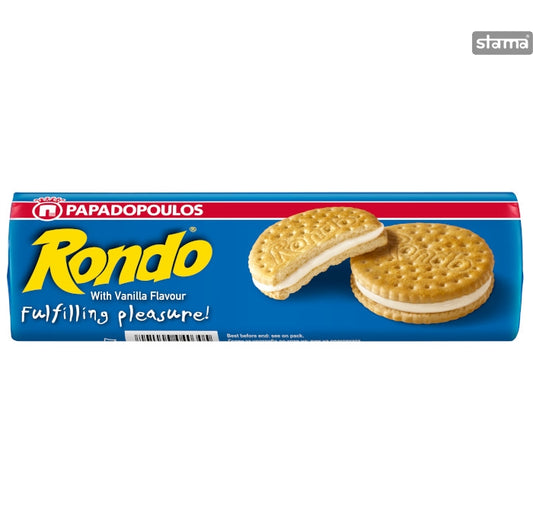 Παπαδοπούλου Μπισκότα Super Rondo Με Βανίλια 250gr 12τ (5201004040305)