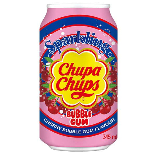 CHUPA CHUPS Αναψυκτικό Cherry Bubble Gum 345ml 24τ (8801069415383)